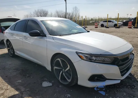 2021 Honda Accord Sport из США, поврежденный, VIN 1HGCV1F31MA116542